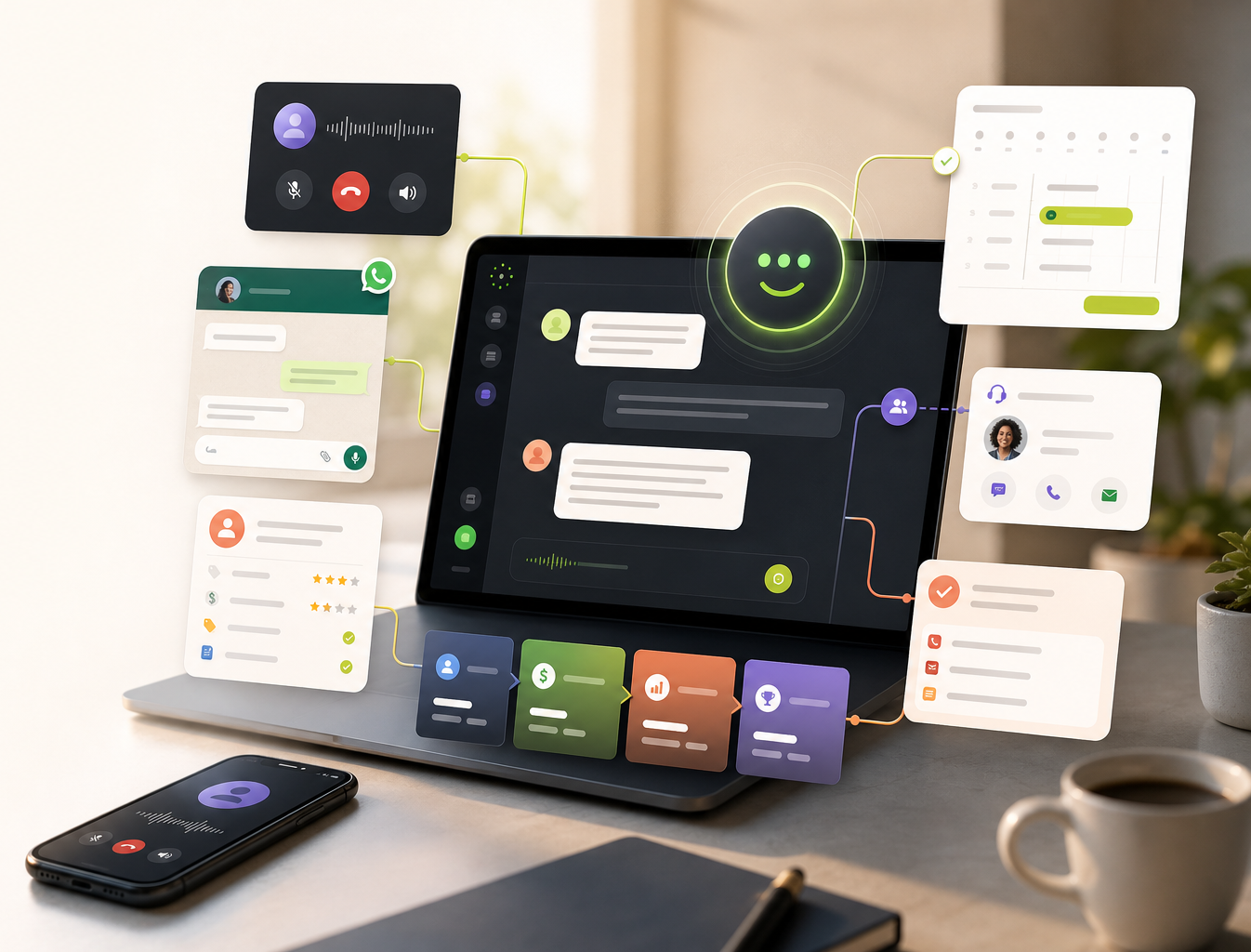 Mockup de IA