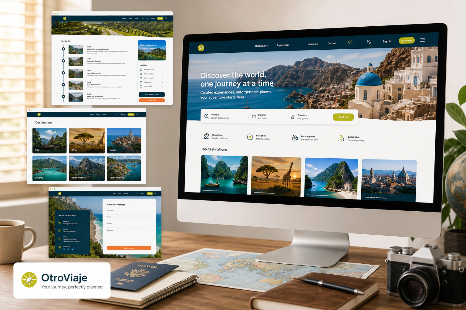 Mockup de OtroViaje.mx